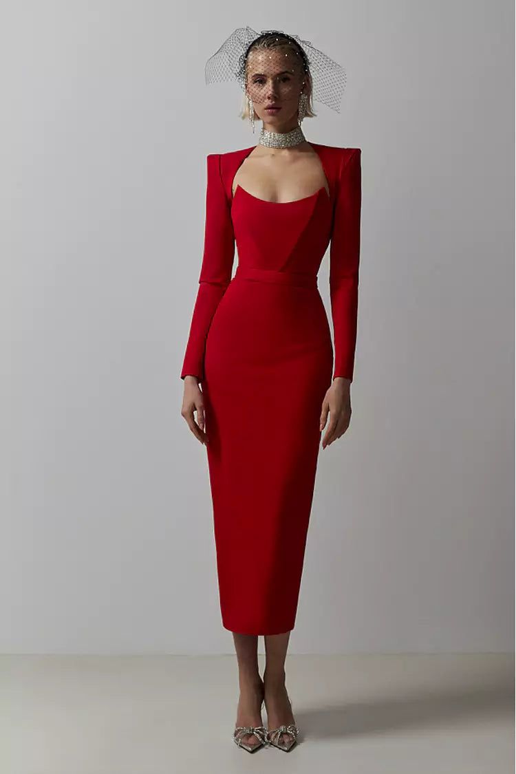 The Classic Allure of the Red Bandage
Dress