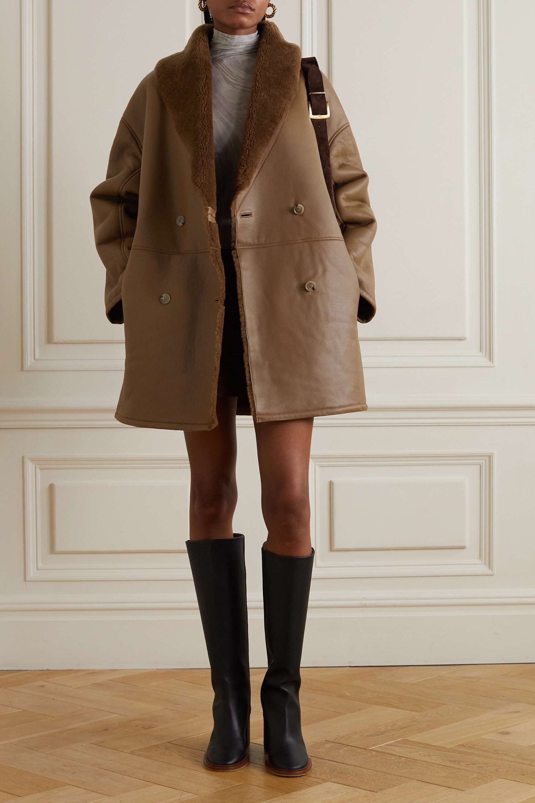What to look for in a shearling coat