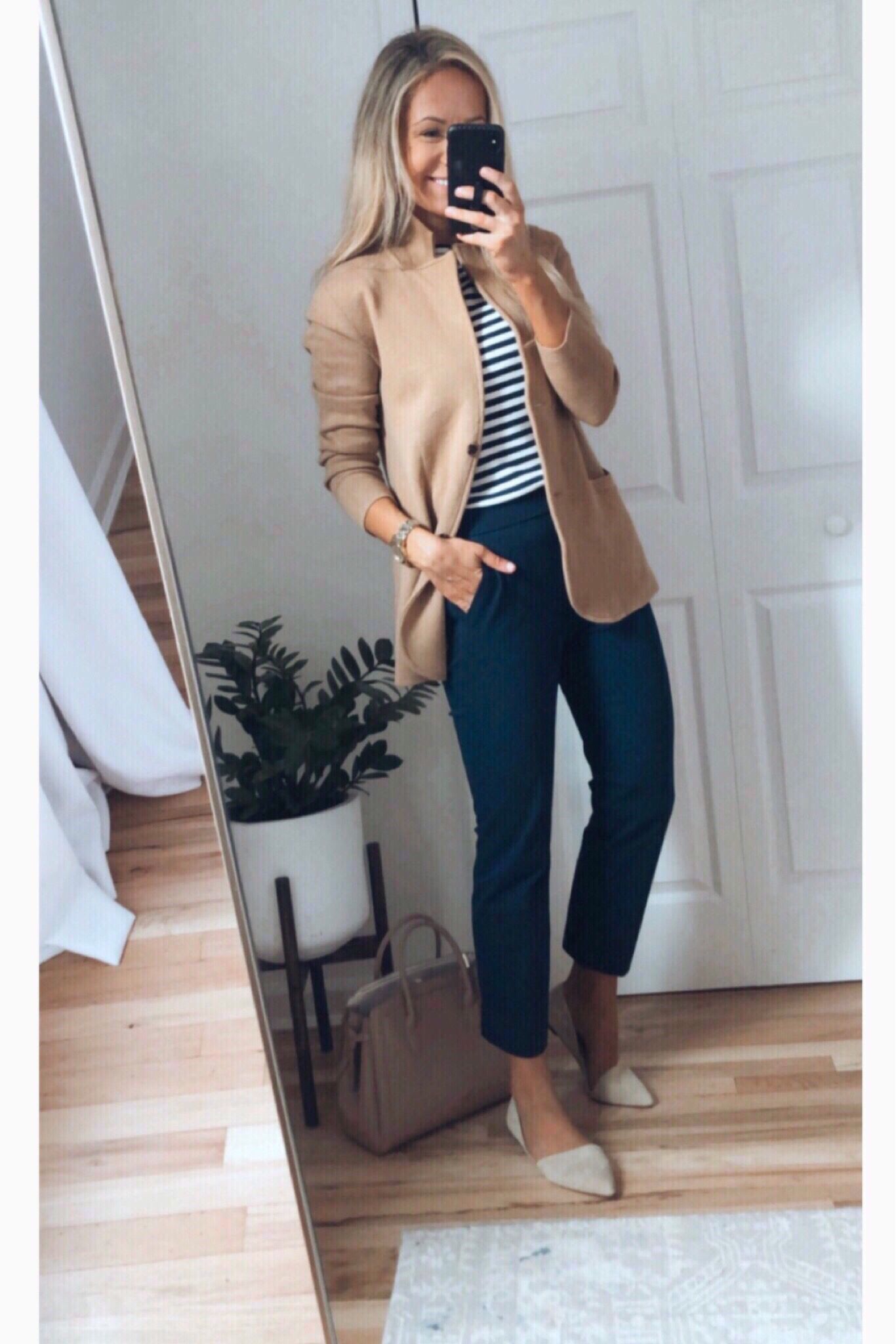 How to Wear Sweater Blazer: 15 Cozy & Attractive Outfit Ideas for Ladies