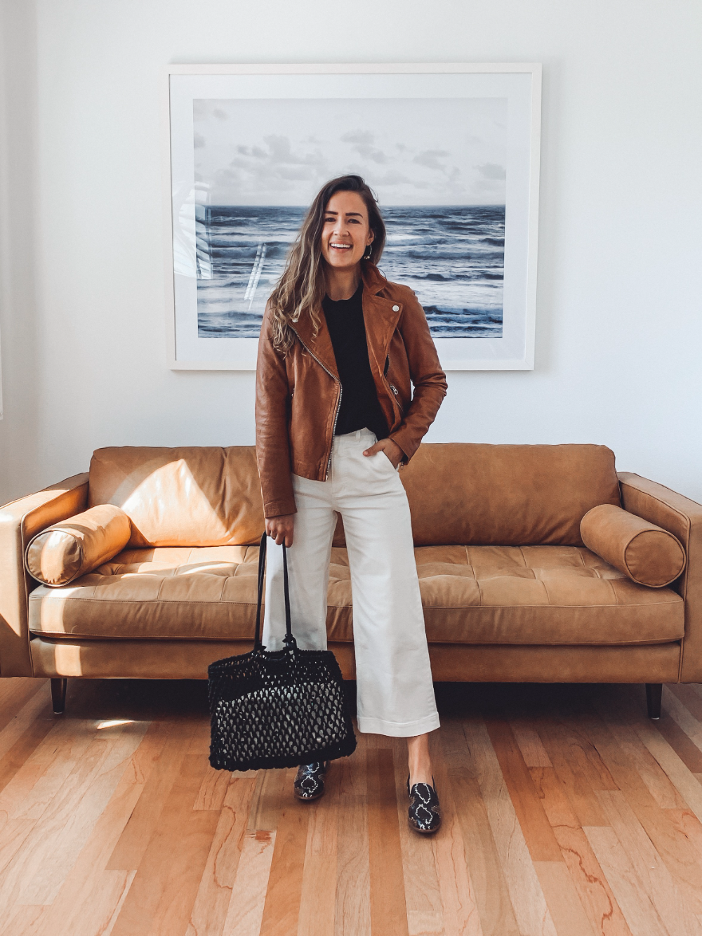 How to Wear Tan Leather Jacket: 15 Stylish Outfit Ideas for Women