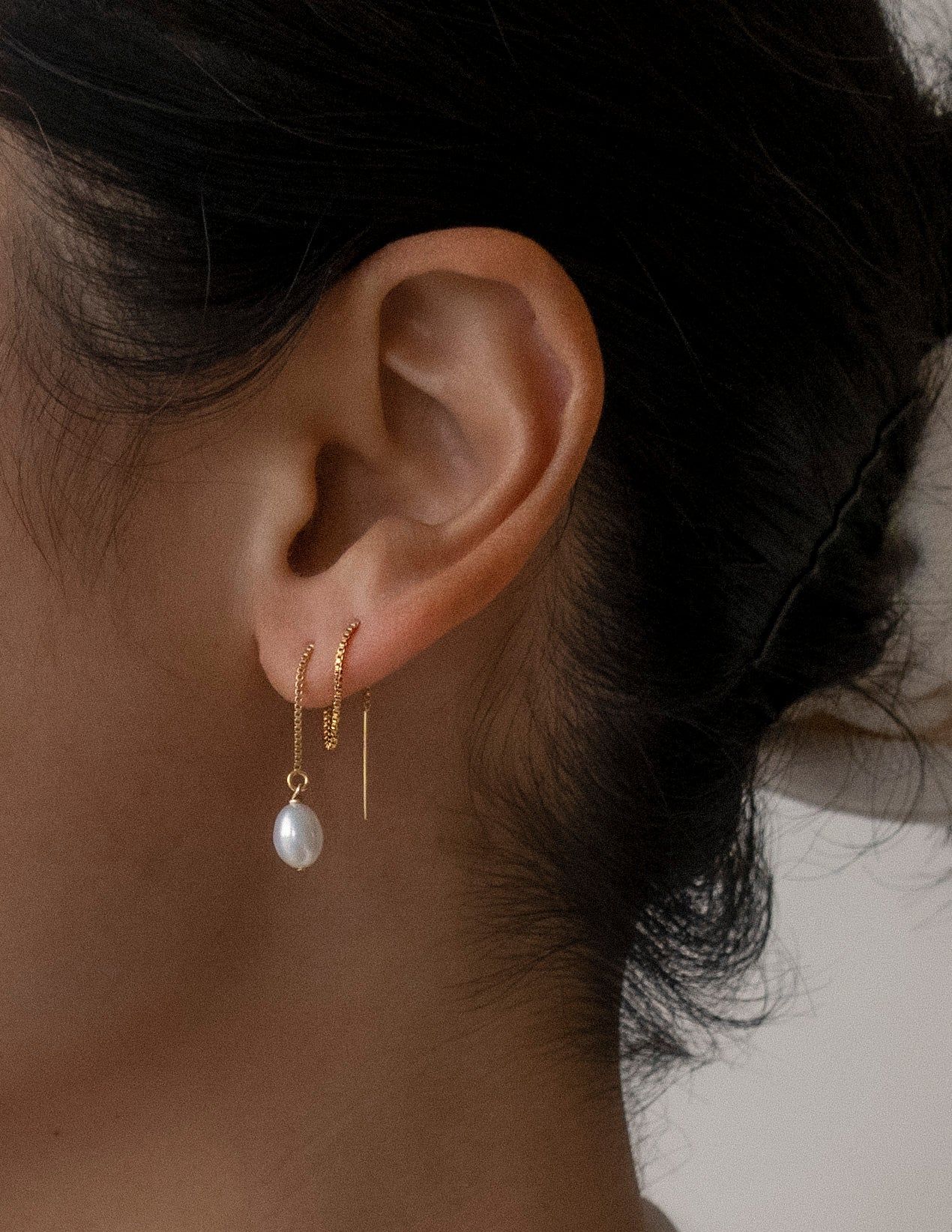 Get elegant look by adding threader earrings to your fashion accessory