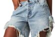 Stylish, stretchy jean shorts designed for a perfect fit