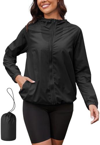 Lightweight Waterproof Rain Jackets for Women's Outdoor Activities