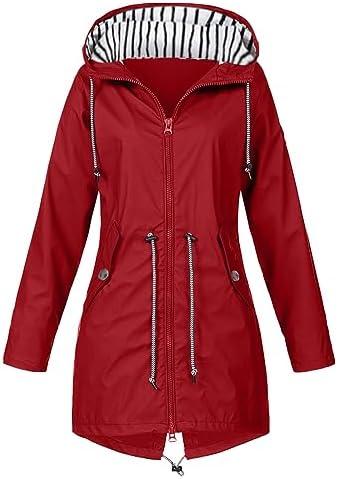 Stylish Women's Plus Size Hooded Trenchcoats and Jackets