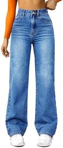 Explore trendy women's jeans: high waisted, ripped & stylish!