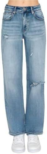 Explore trendy women's jeans: high waisted,⁣ ripped & stylish!