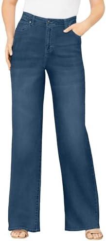 Trendy Women's Wide Leg Jeans for Stylish Comfort