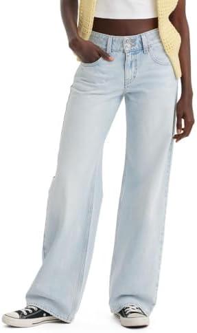 Wide Leg and Straight Leg Women's Denim Jeans Collection