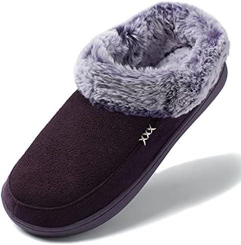 Cozy Women's Memory Foam Slippers for Indoor & Outdoor Use