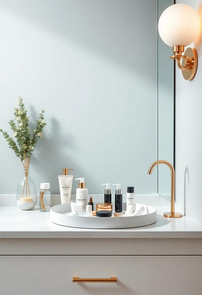 Lavish Vanity Trays for a Glamorous Display of Cosmetics and ​Accessories
