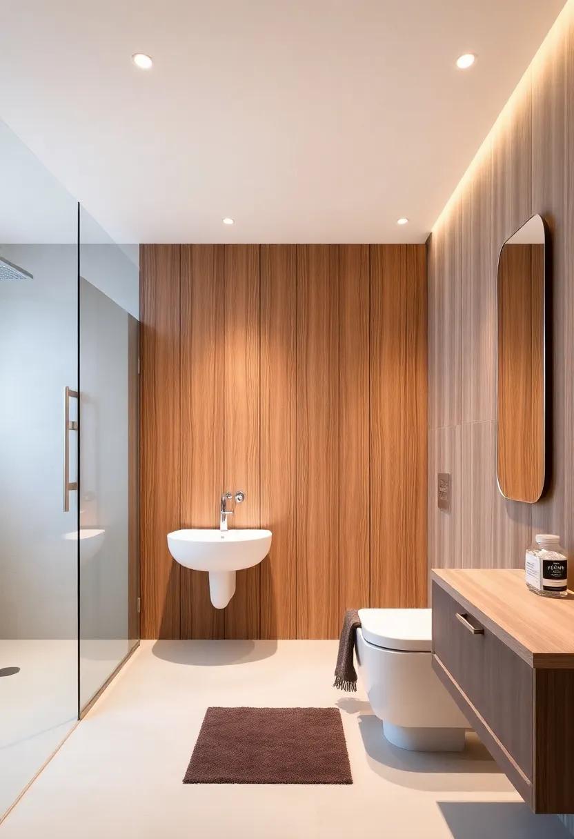 Stylish appeal‌ of⁤ Wood Paneling ⁢in Contemporary Bathroom Designs
