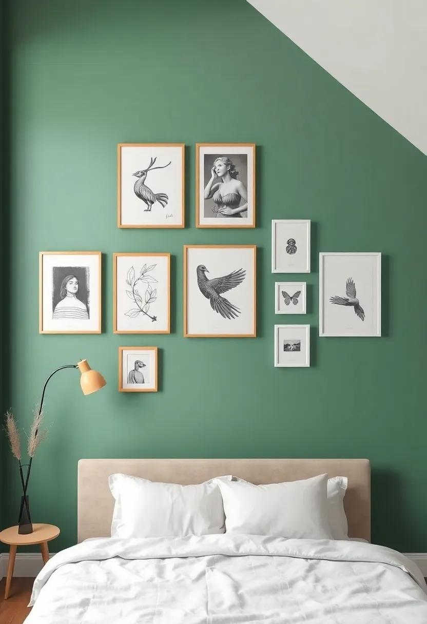 Artistic Displays: Curating a Unique⁤ Gallery Wall in Compact Areas