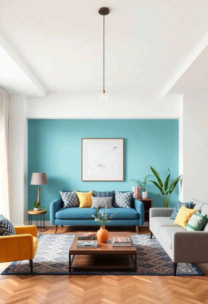 Explore the ⁣Impact of an accent Wall on Living Room Aesthetics