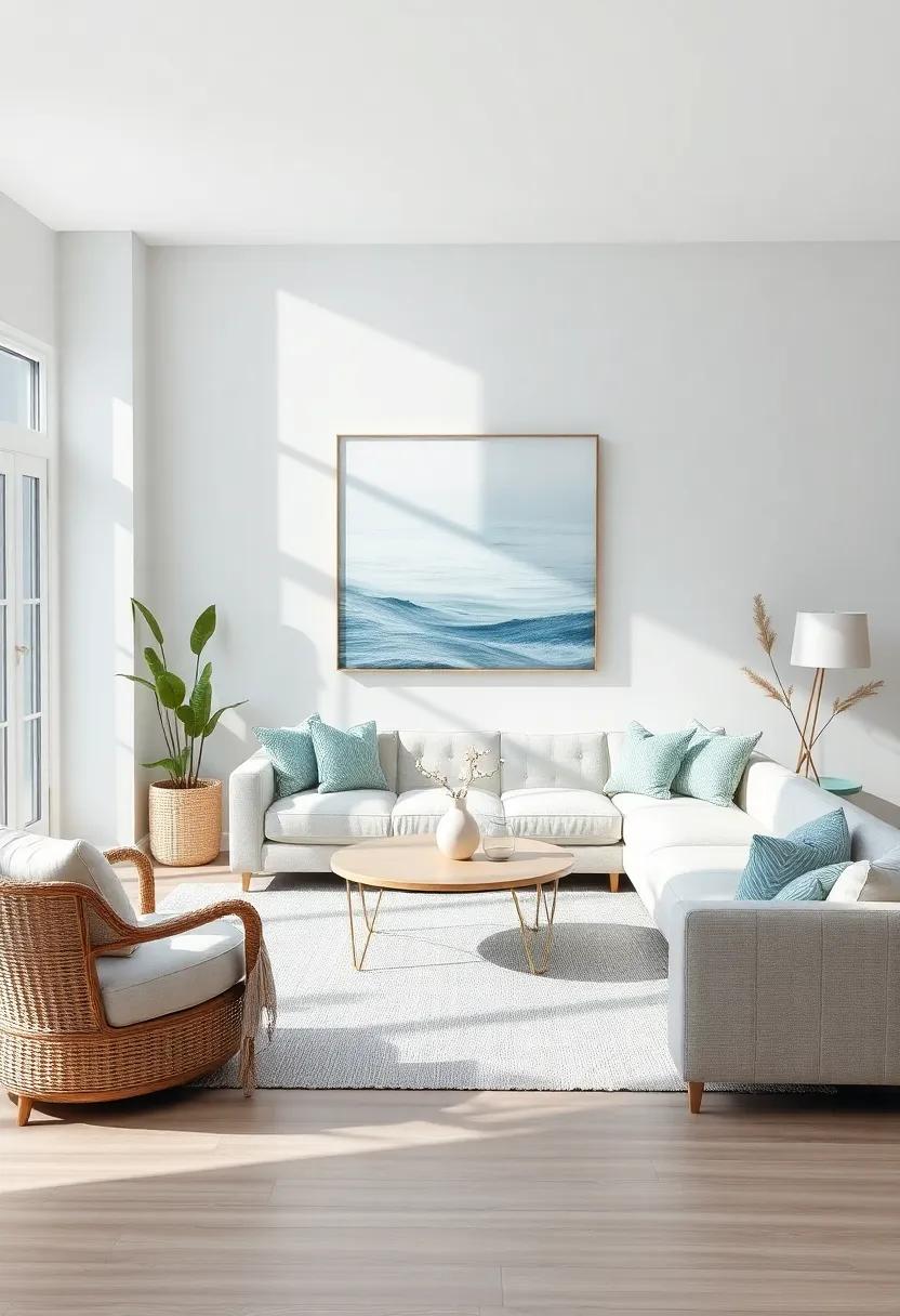 incorporating Coastal-Inspired Artwork⁢ to Enhance‌ Serenity