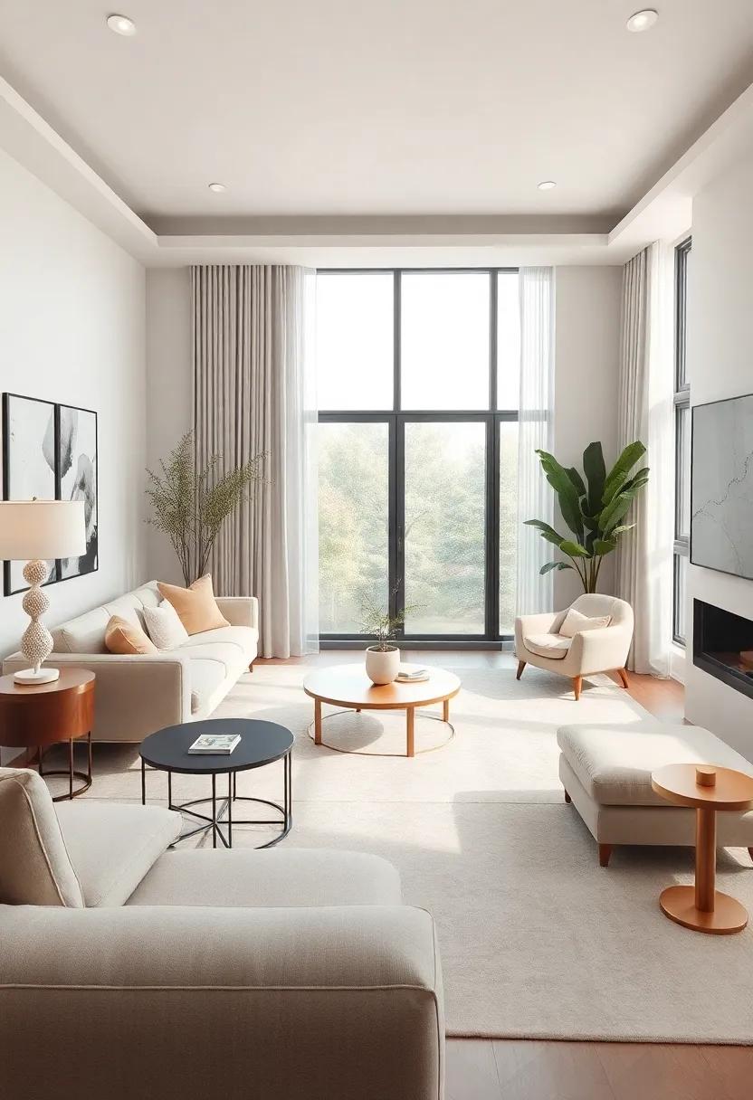 Elevate Your Living Room With a Palette of ⁣Soft Neutrals and Earthy​ Hues