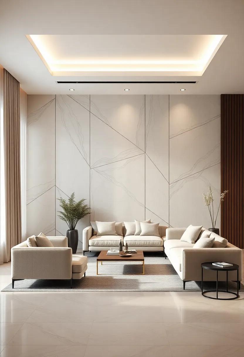 Trendy Wall Treatments to Add Depth to Your Neutral Living Room
