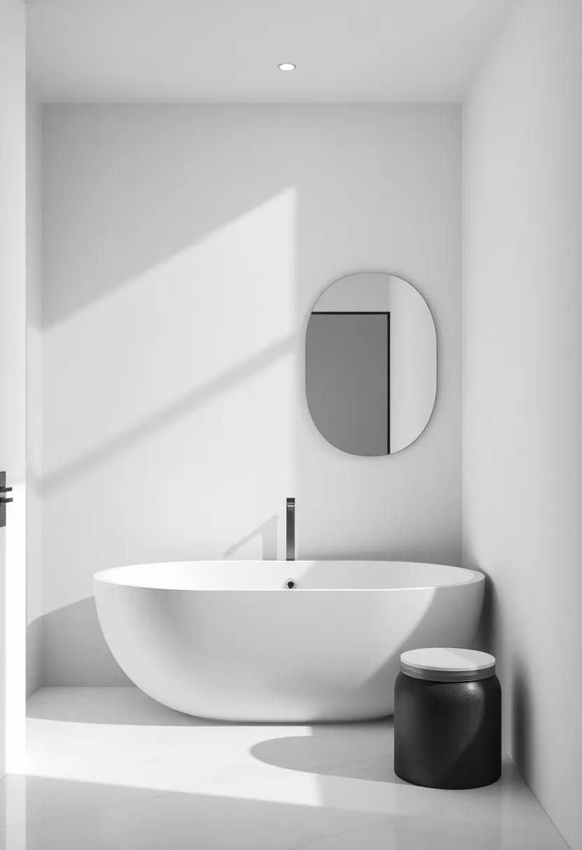 The Balance of Light and Dark in Monochrome Spaces