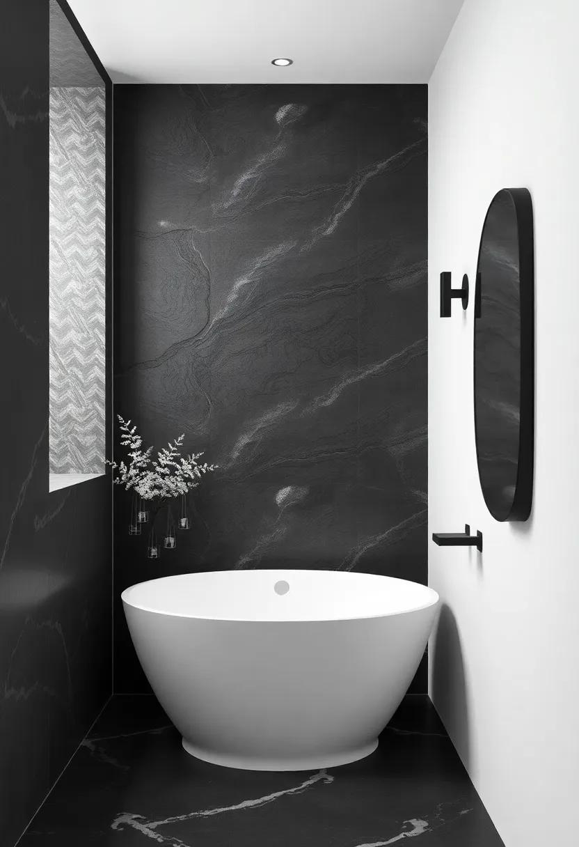 Enhancing ⁣Texture in⁢ a Monochrome Bathroom Scheme