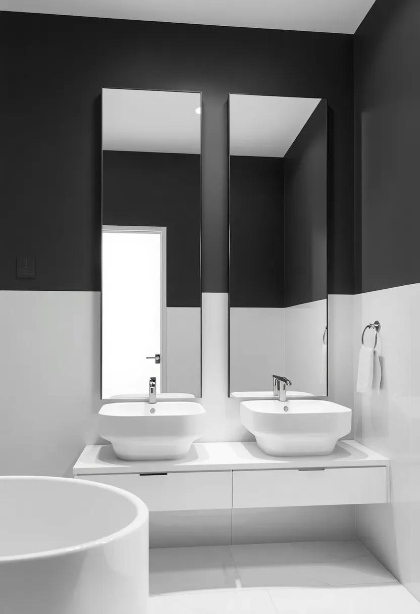 Statement Mirrors That Reflect Monochrome Beauty