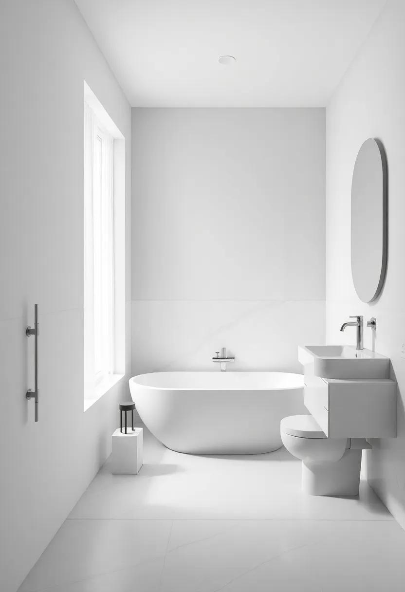 Textures and Layers: Adding⁣ Depth to a Monochrome Bathroom