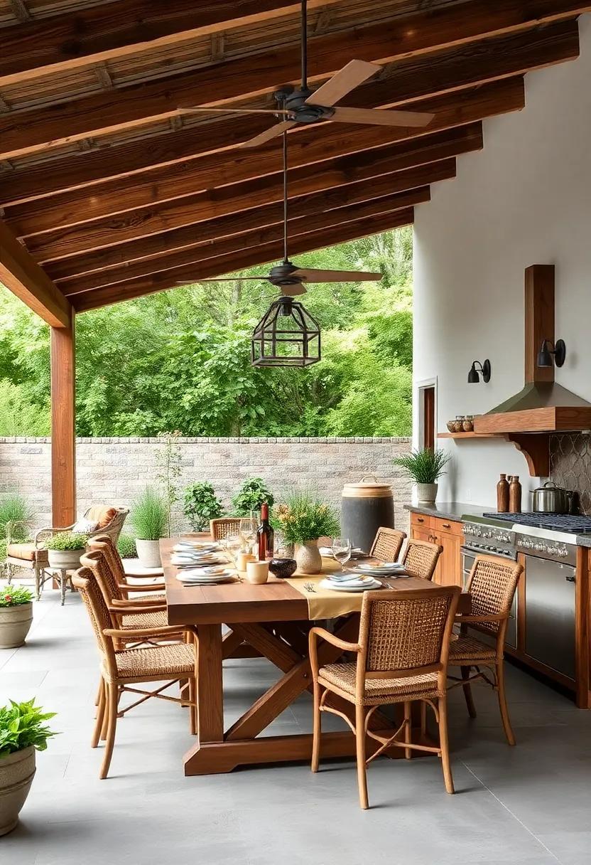 Dining Al Fresco: Designing a Beautiful Rustic dining Space for Guests