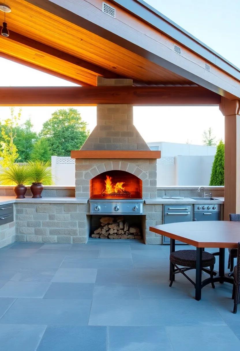 Fire Features: Adding⁣ a Rustic Grill ‍or Pizza⁣ Oven​ for Flavorful Dishes