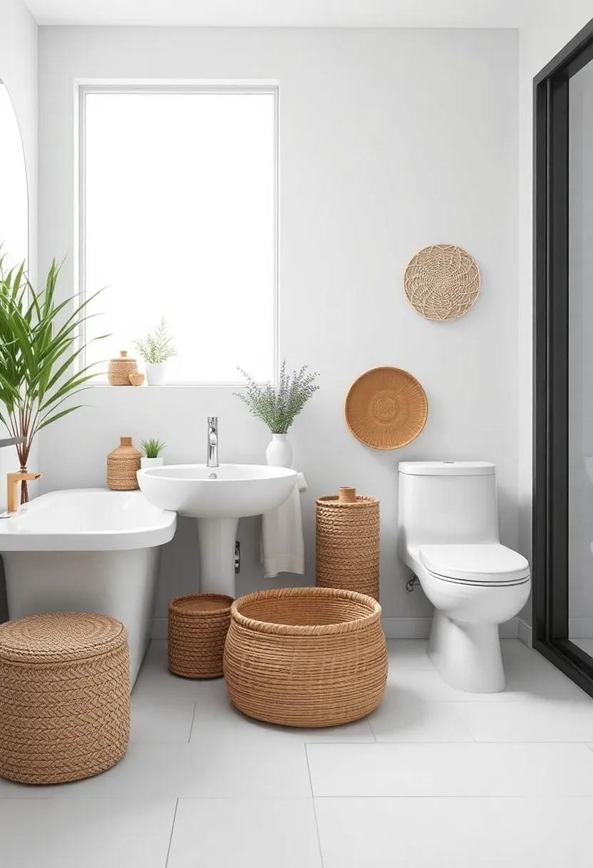 Incorporating Natural Fiber Baskets for an Organic Touch
