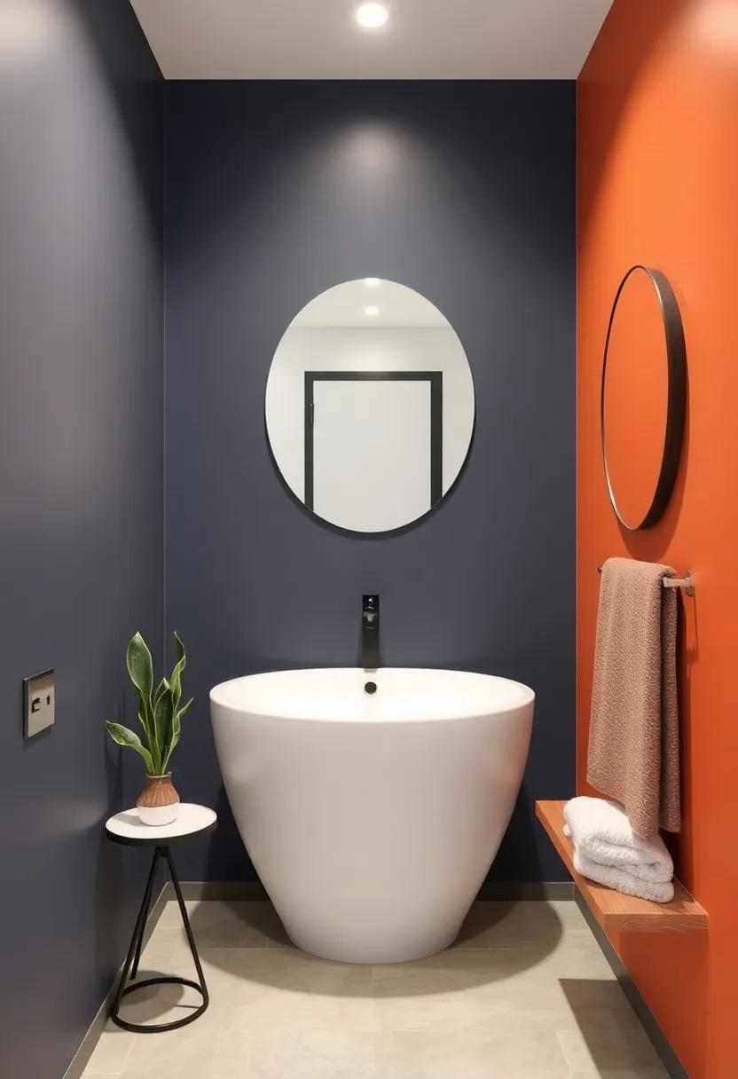 Bold⁤ Accent ​Walls That transform Small Bathrooms Effortlessly