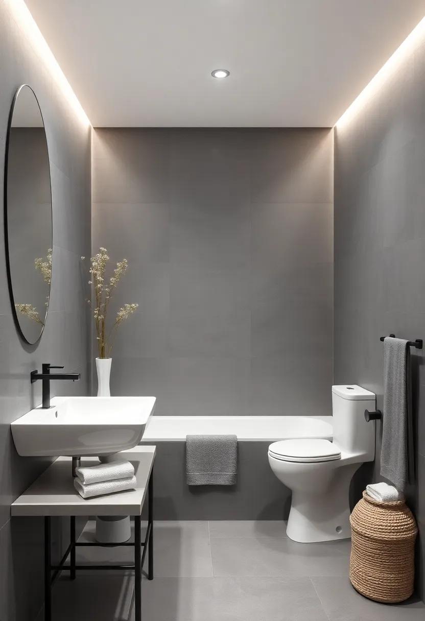 Crafting A Spa-Like ⁢Experience In A Small Grey Bathroom​ Retreat