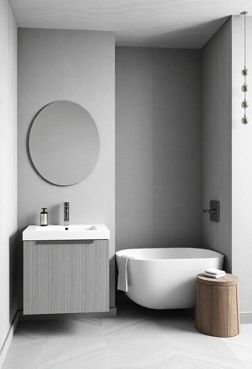 Sophisticated Textures: Incorporating fabrics And finishes⁣ Into Grey Bathrooms
