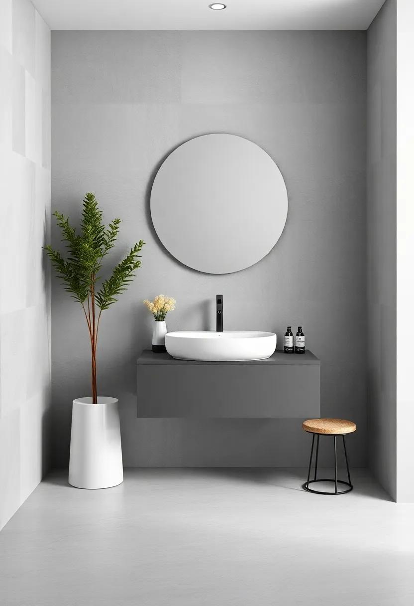 Unique Sink Designs ‌To Transform‍ Your Grey⁣ Bathroom Aesthetic