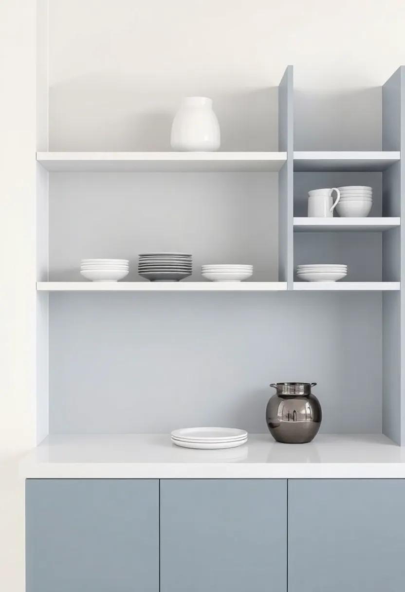 Color Coordination Techniques for ​Cohesive⁢ Open ⁣Shelf Displays