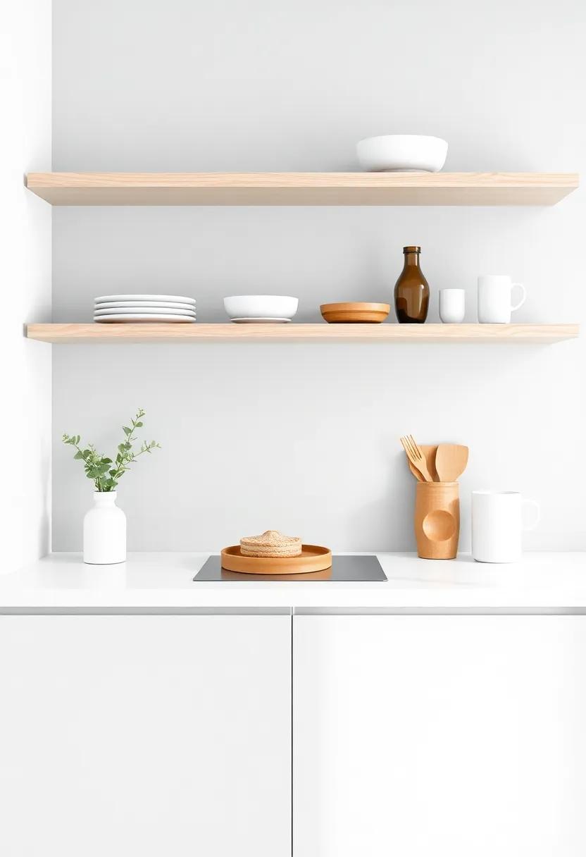 Sleek Lines: ⁢Minimalist Shelving Ideas for a Clean‍ Kitchen Look