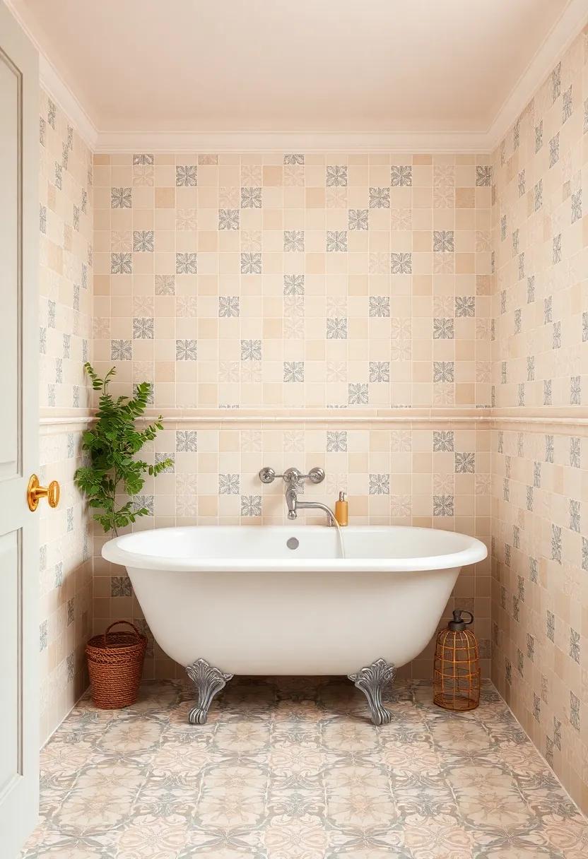 Creating ​Serenity with Soft Pastels⁣ and Vintage Patterns