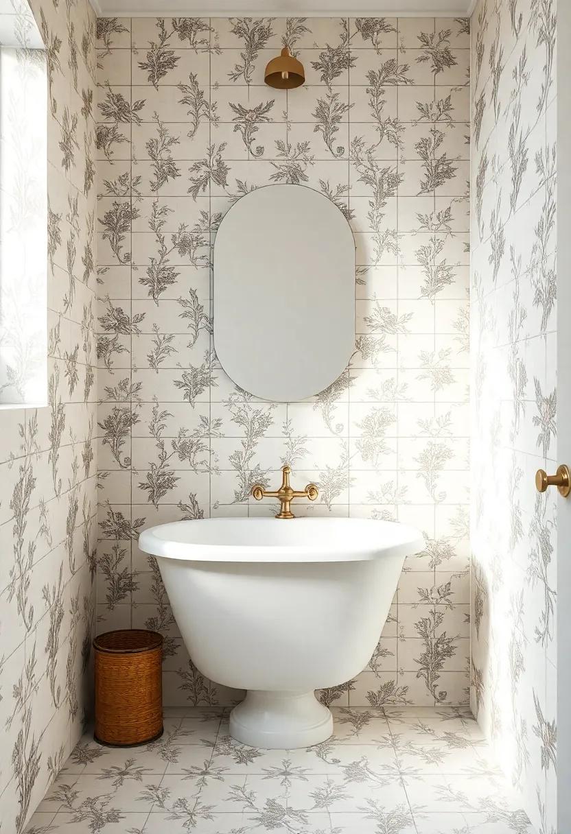 The Timeless ⁣Appeal of Floral Patterns‌ in Vintage Bathrooms