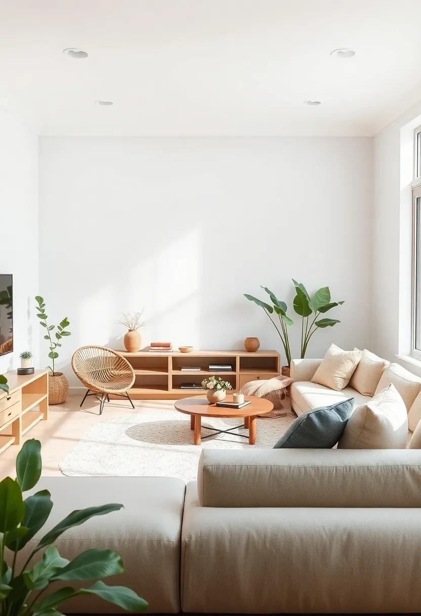 Embracing Nature: Crafting a Cozy Aesthetic for Small Living Rooms with Natural Materials