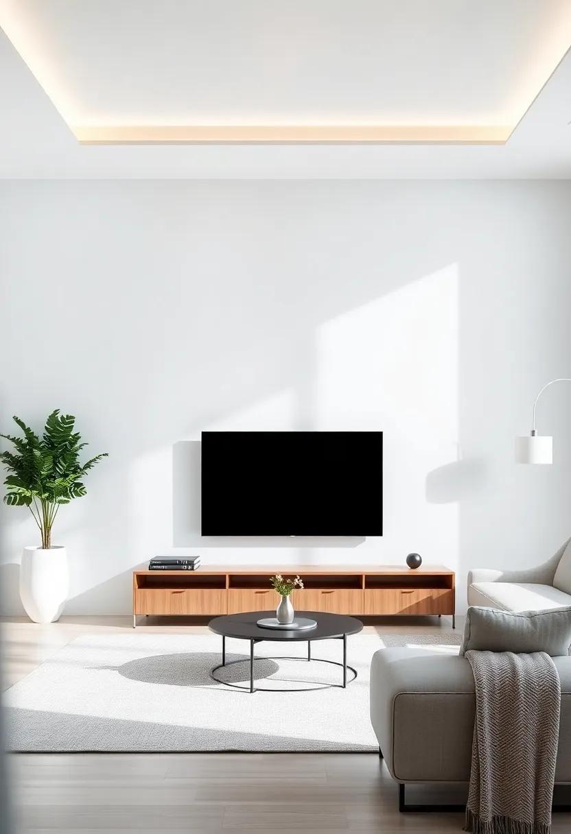 Elevate Your Space: Designing the Perfect Living Room Around a Wall-Mounted TV