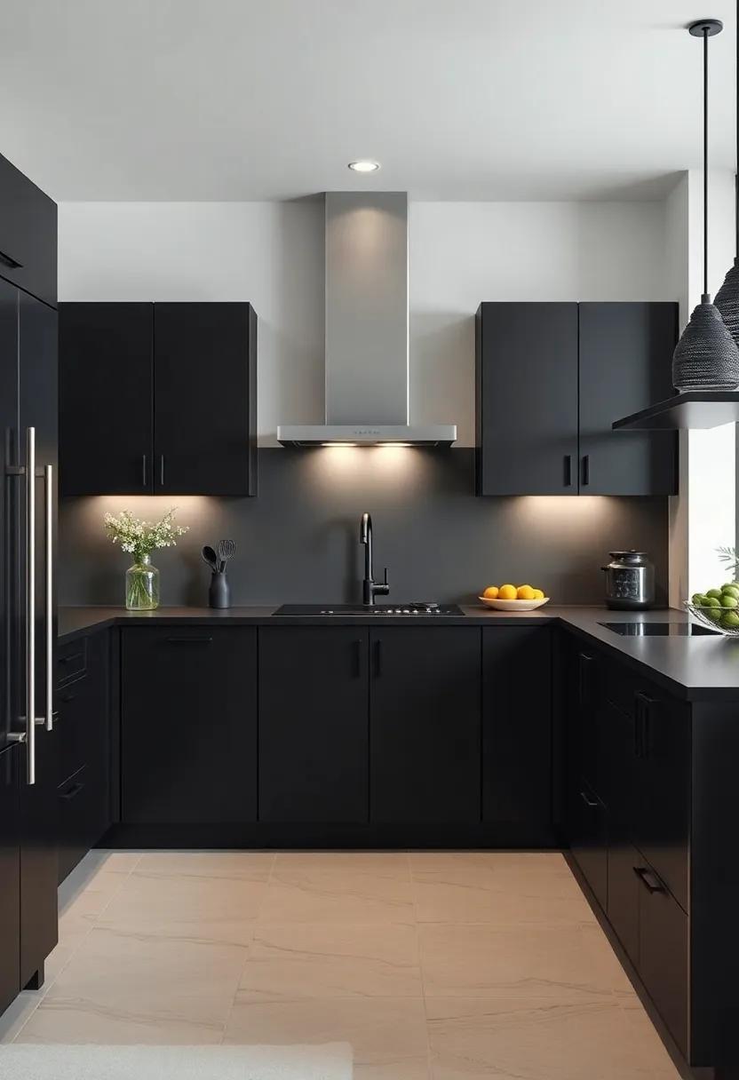 29 Stunning Ideas for Modern Black Kitchen Cabinets to Elevate Your Space