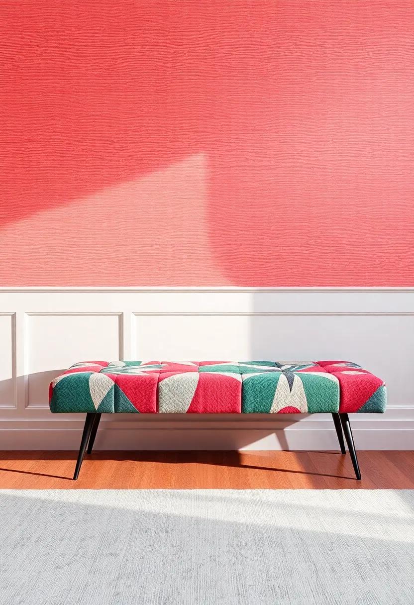 Funky Fabric Benches That ⁣Make‌ A Bold‍ Statement In Any Space