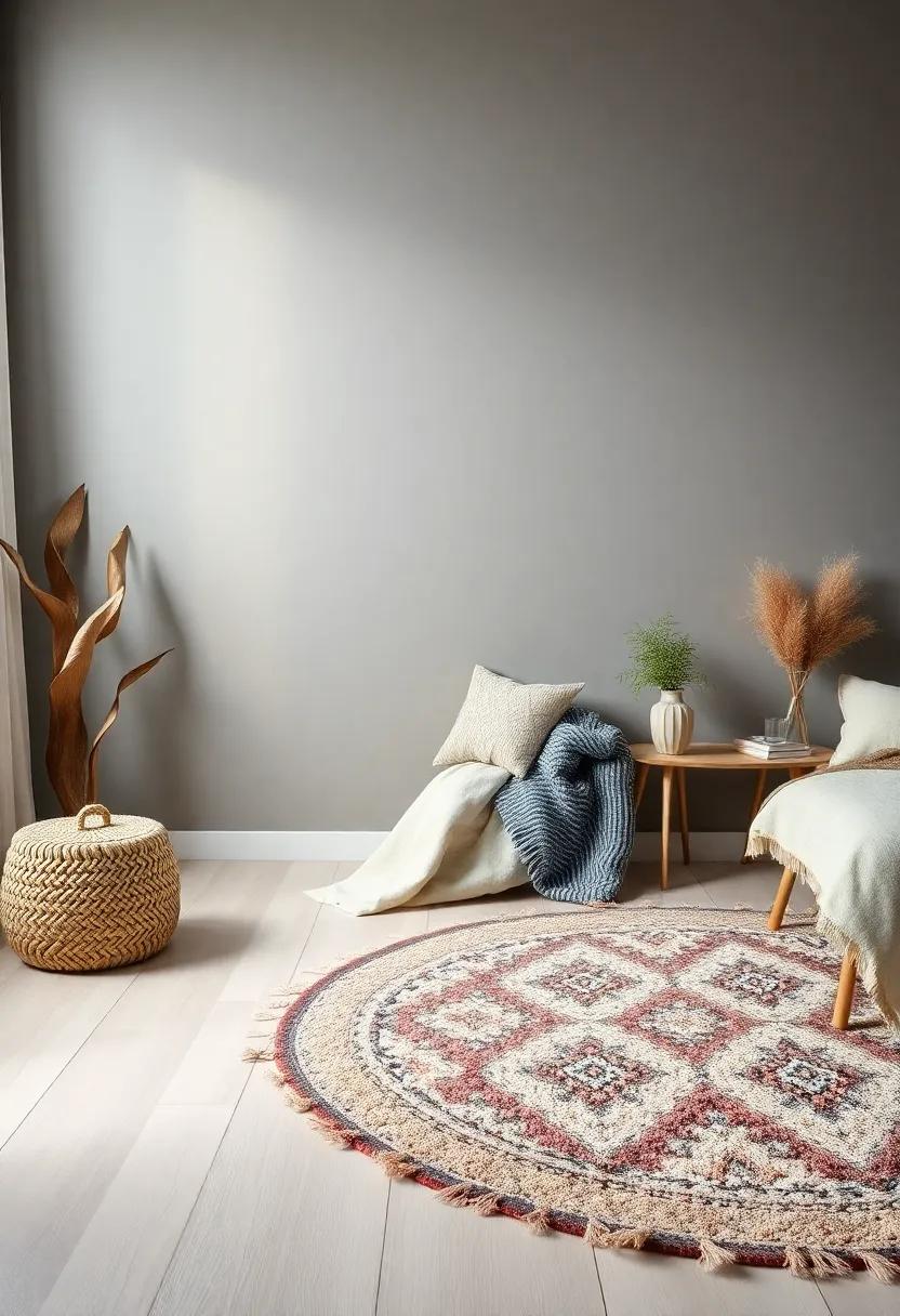 Layered rugs: Crafting Warmth and Style Underfoot with Textiles
