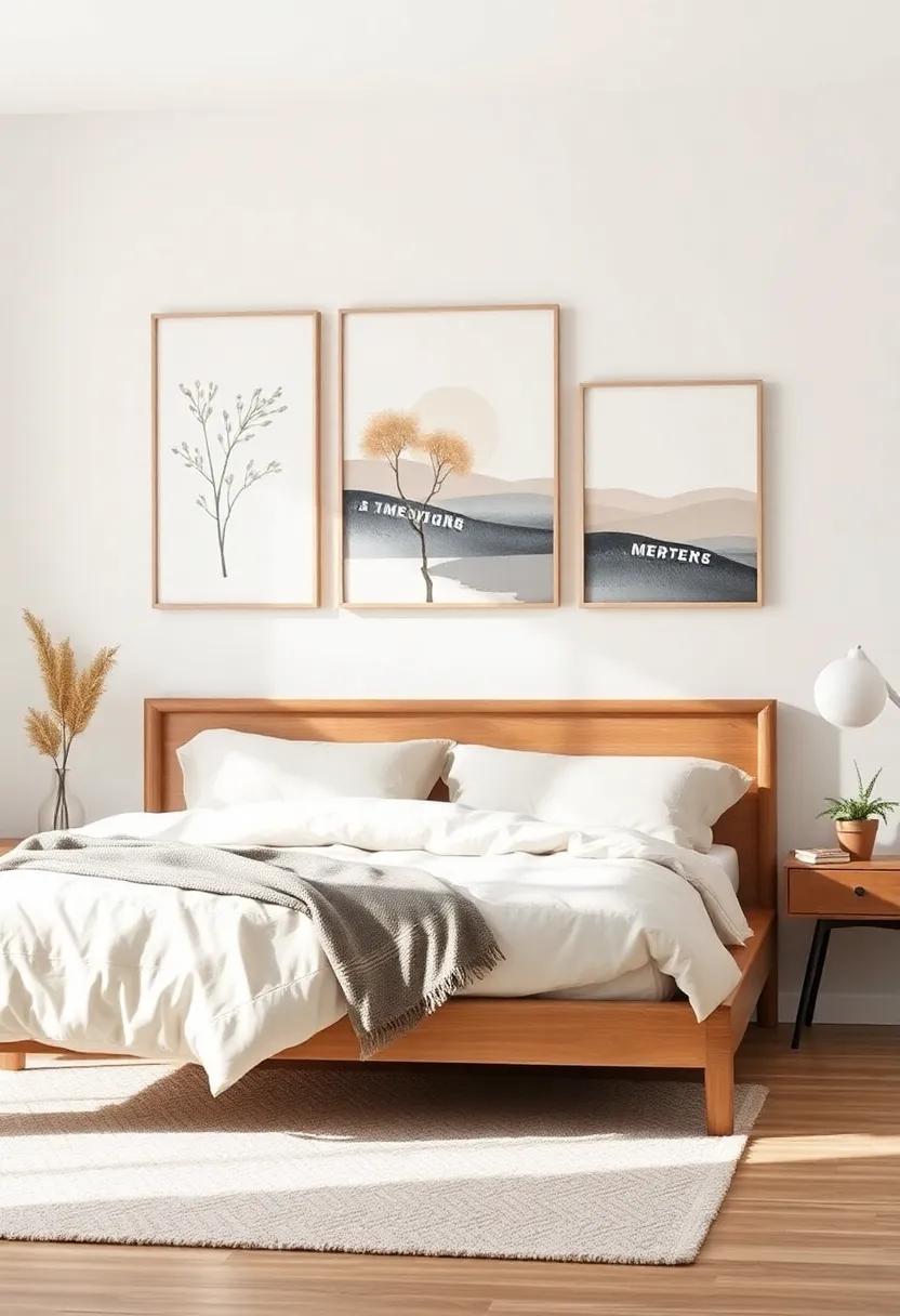 Transform Your ‌Space ‍with Nature-Inspired ⁣Wall Art for a Soothing Bedroom Retreat