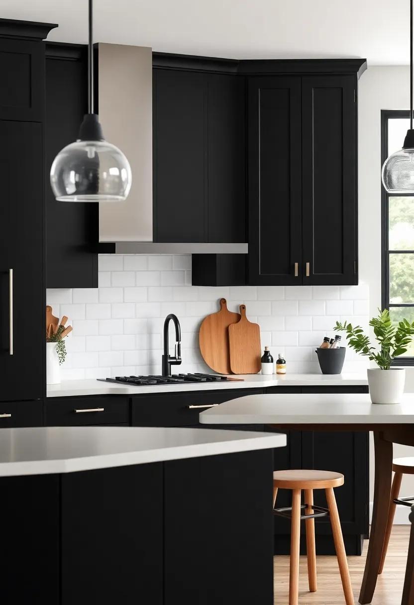 Eclectic Mix: Combine different styles by ‍incorporating black cabinets alongside ‍vintage ‍or eclectic decor for a personalized and dynamic kitchen design