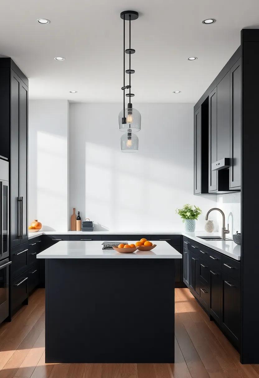 Open‍ Concept Harmony: Use black cabinets in ⁣an open-concept ​layout to create cohesion between your⁢ kitchen and living spaces while maintaining a modern flair