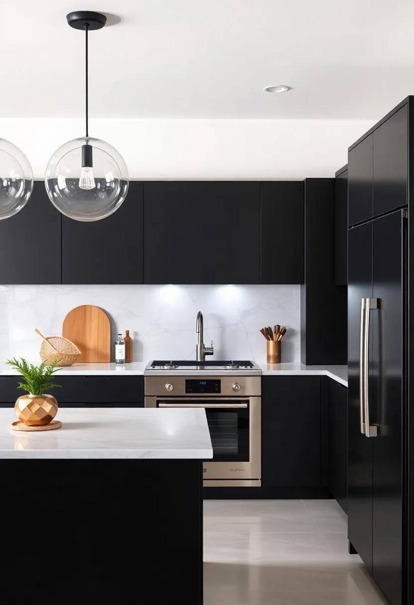 Personal ‍Touches: ‌Infuse ​personal elements like family photos or a unique backsplash design to make your‌ black kitchen ‌cabinets ‌not just ‌modern ‍but ‍also uniquely yours