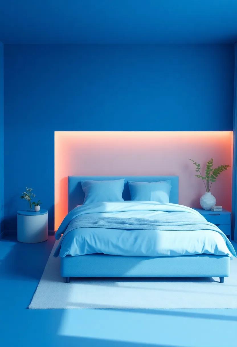 Balance of Blue:⁣ Combining Cool and Warm Tone Elements