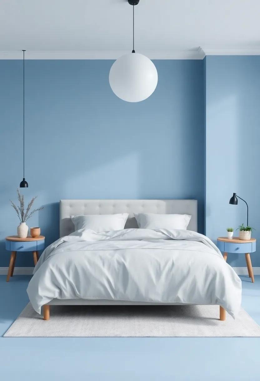 Versatile Light Blue Hues Perfect ​for Cozy and Restful Spaces