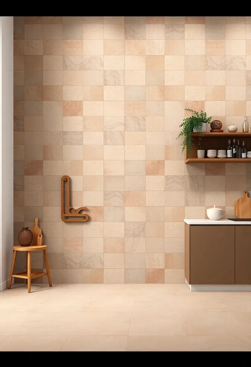 Creating a Relaxed Atmosphere with Earthy Tones in Tile Design