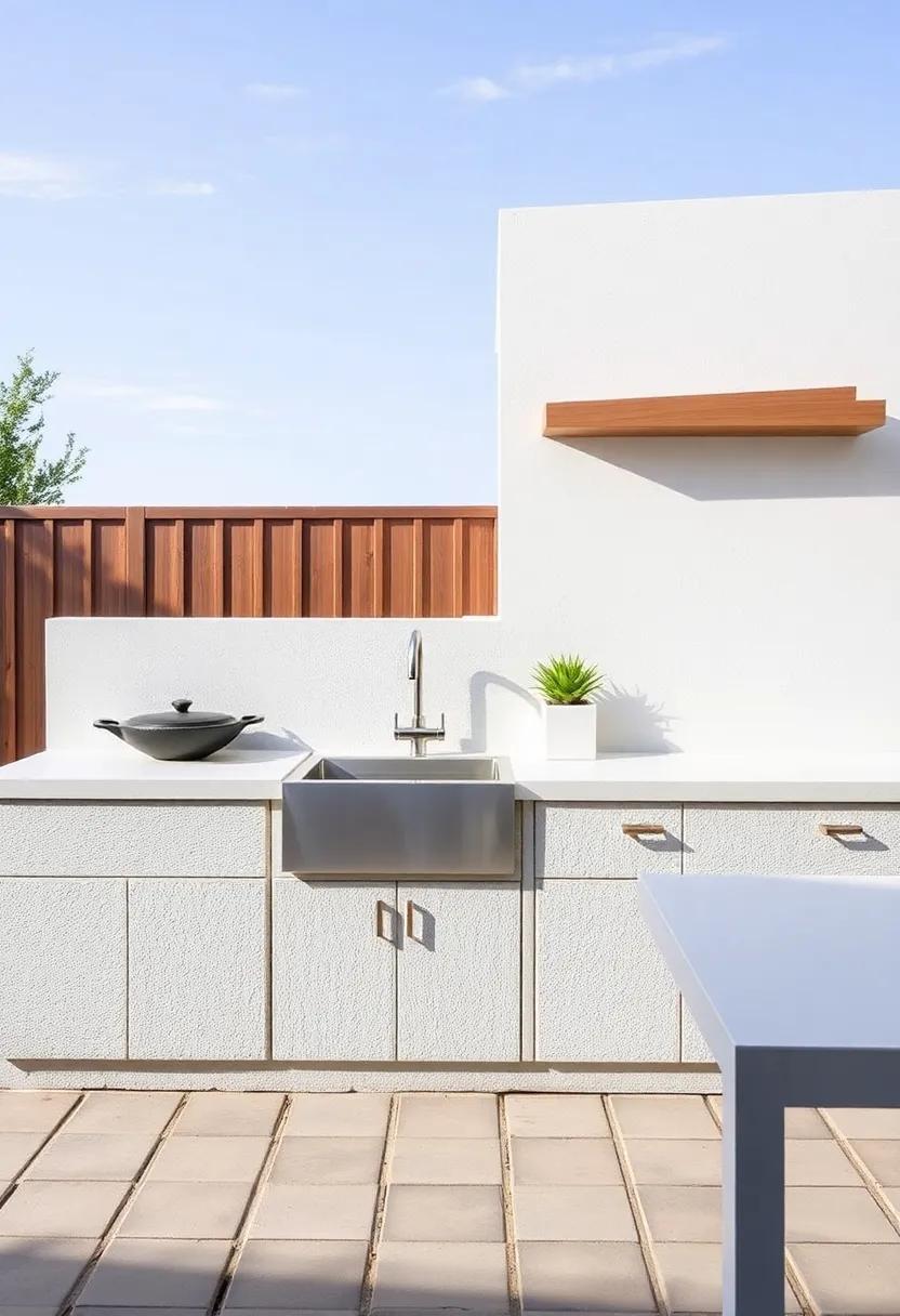 Integrating A Sink For Efficient Outdoor Meal Prep