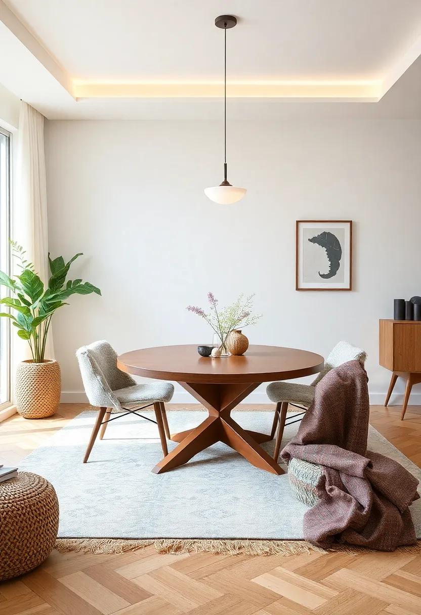 Layered Textiles for Cozy Elegance in Your Dining Space