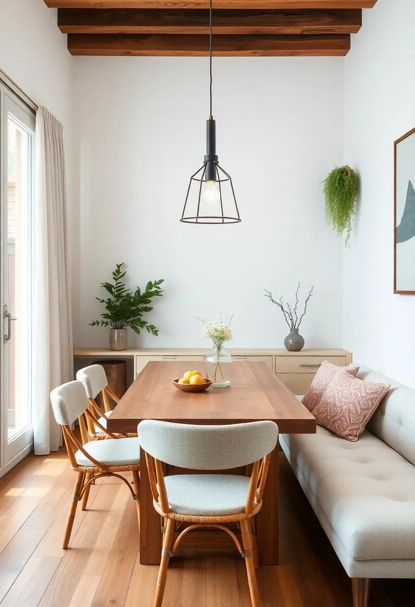 Rustic Elements for a Homely and Cozy Dining Experience